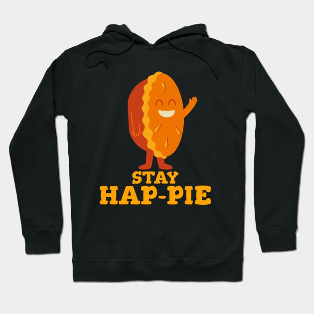 Stay Hap-Pie: A Slice of Joy. Pumpkins. Pie lover. Hoodie by MoodsFree